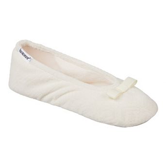 Women's isotoner Gemma Micro Terrycloth Ballerina Slippers