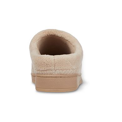 isotoner Gemma Sculpted Microterry Hoodback Women's Slippers