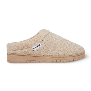 isotoner Gemma Sculpted Microterry Hoodback Women's Slippers