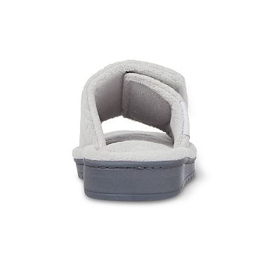 Women's isotoner Gemma Micro Terry Cloth Adjustable Slide Slippers