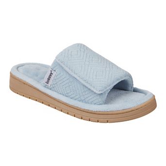 Women's isotoner Gemma Micro Terry Cloth Adjustable Slide Slippers