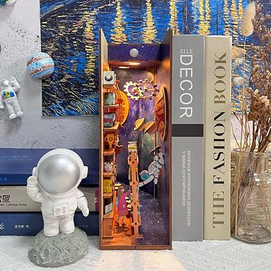 Diy 3d Book Nook Kit Interstellar 247pcs