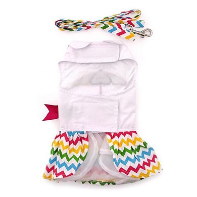 Doggie Design Ice Cream Cart Dress with Matching Leash