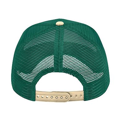 Men's Colosseum Green Charlotte 49ers Wyatt Primary Team Trucker Adjustable Hat