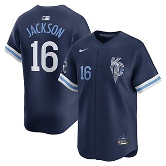 Men's Nike Bo Jackson Navy Kansas City Royals City Connect Retired Player Jersey