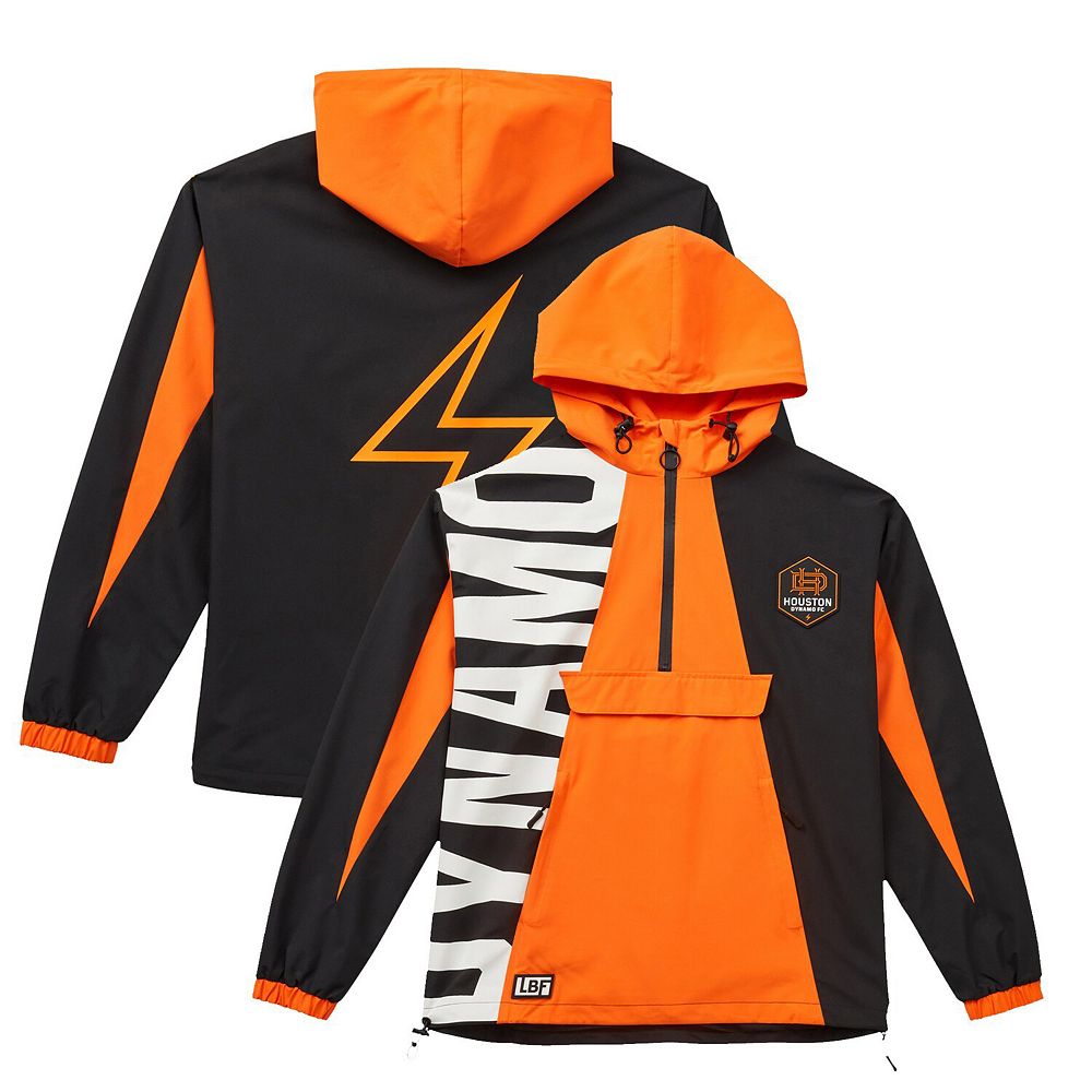 Unisex Live Breathe Futbol Orange Houston Dynamo FC Tekker Half-Zip ...