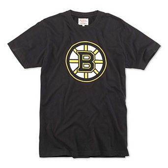 Men's American Needle Black Boston Bruins Brass Tacks T-Shirt