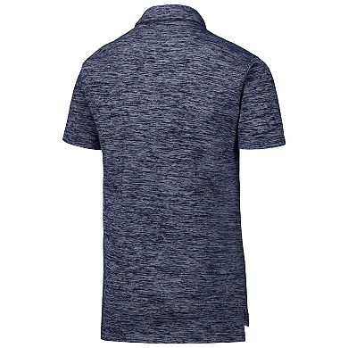 Youth Wes & Willy Navy New England Patriots Cloudy Yarn Polo