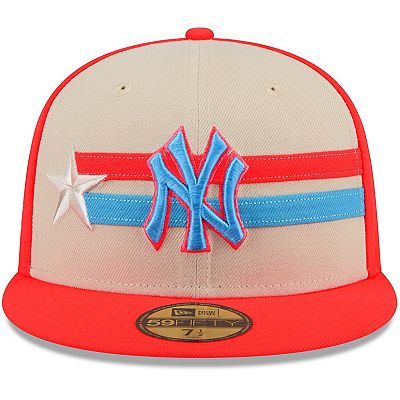 Men's New Era Cream New York Yankees 2024 MLB All-Star Game Men's New Era Cream New York Yankees 2024 MLB All-Star Game