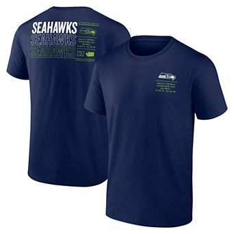 Men's Fanatics College Navy Seattle Seahawks Repeat Stats T-Shirt