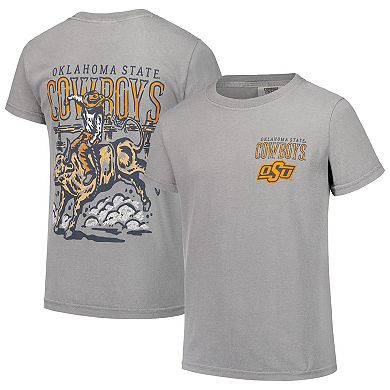Youth Gray Oklahoma State Cowboys Hyperlocal Comfort Colors T-Shirt