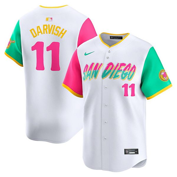 yu　NIKE ユニフォーム Men's Nike Yu Darvish White San Diego Padres City Connect