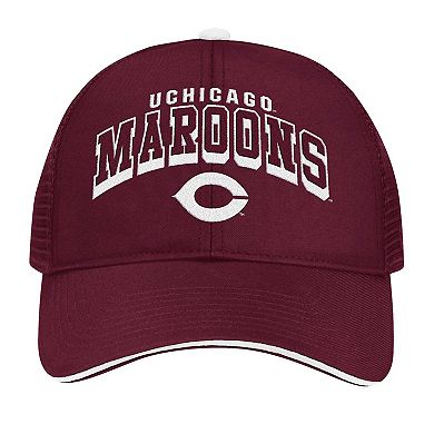 Men's Colosseum Maroon UChicago Maroons Wyatt Primary Team Trucker Adjustable Hat
