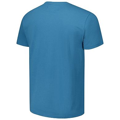 Men's American Needle Blue New York Rangers Brass Tacks T-Shirt