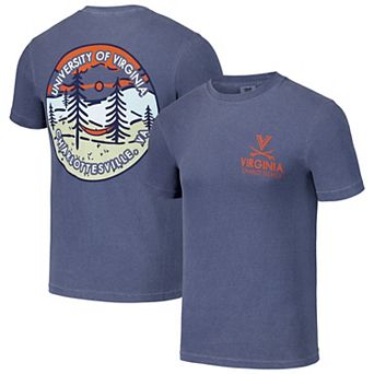Unisex Navy Virginia Cavaliers Scenic Comfort Colors T-Shirt