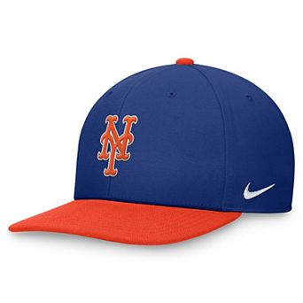 Men's Nike Royal/Orange New York Mets Evergreen Two-Tone Snapback Hat