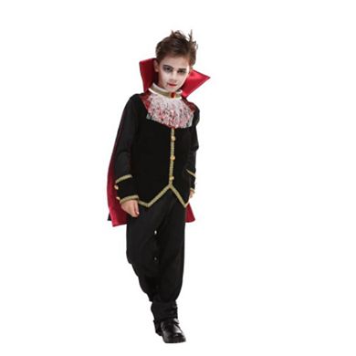 Kids Child Scary Gothic Boys Vampire Dracula Purim Carnival Role Play ...