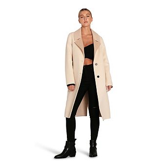 Lexington Two Tone Wool Blend Coat