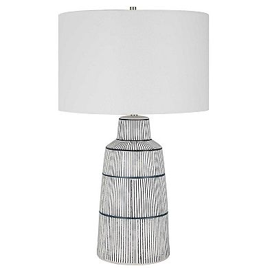 Uttermost Breton Nautical Stripe Table Lamp