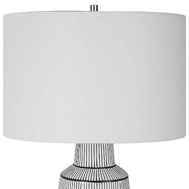 Uttermost Breton Nautical Stripe Table Lamp