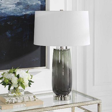Uttermost Campa Gray-Blue Table Lamp