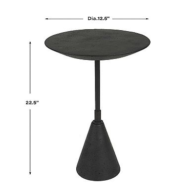 Uttermost Midnight Accent Table