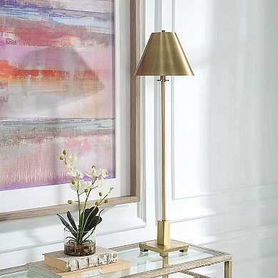 Uttermost Pilot Brass Buffet Lamp