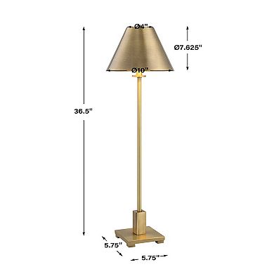 Uttermost Pilot Brass Buffet Lamp