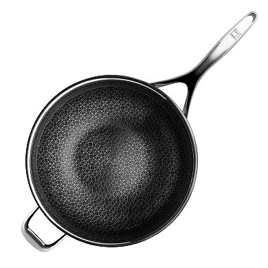 Livwell DiamondClad™ 12-in. Hybrid Nonstick Stainless Steel Wok Pan