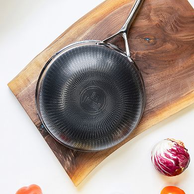 Livwell DiamondClad™ 12-in. Hybrid Nonstick Stainless Steel Wok Pan