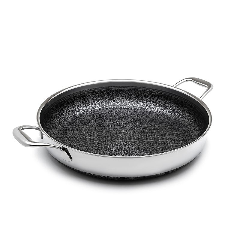 Livwell Brands Diamond Clad 14" Hybrid Nonstick Stainless Steel Everything Pan