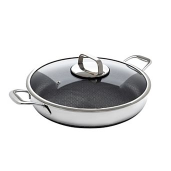 Livwell DiamondClad™ 14 in Hybrid Nonstick Stainless Steel Everything Pan Set w/ Tempered Glass Lid