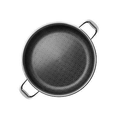 Livwell DiamondClad™ 14-in. Hybrid Nonstick Stainless Steel Everything Pan Set w/ Tempered Glass Lid