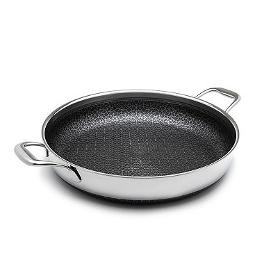 Livwell DiamondClad™ 14-in. Hybrid Nonstick Stainless Steel Everything Pan Set w/ Tempered Glass Lid