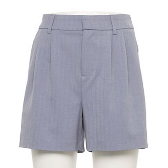 Juniors' SO® Curvy Fit Trouser Shorts