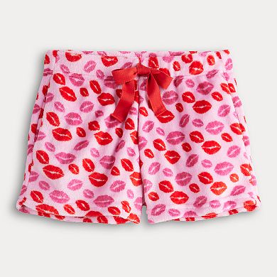 Juniors' Harper & Ivy Plush Pajama Shorts