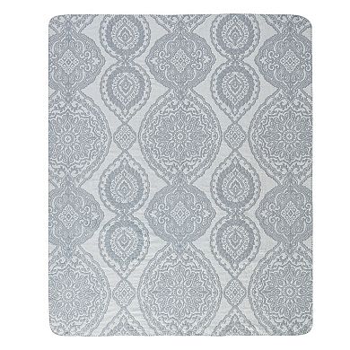 VCNY Home Criag Chenille Medallion Throw