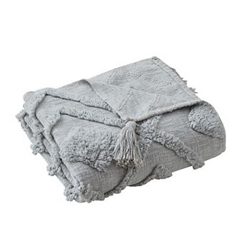 VCNY Home Charlotte Tufted Diamond Cotton Throw