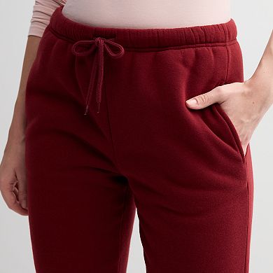 Juniors' Harper & Ivy Sherpa Lined Joggers