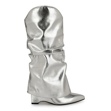 Nine West Amazin Women's Pointy Toe High Shaft Dress Boots