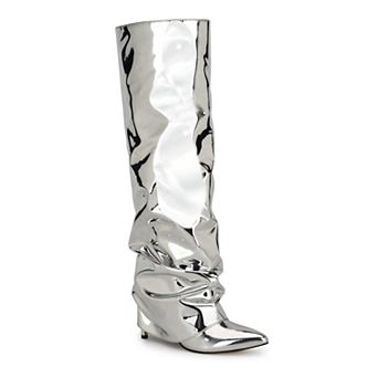 Nine West Randee Women's Pointy Toe Slouchy Dress Boots