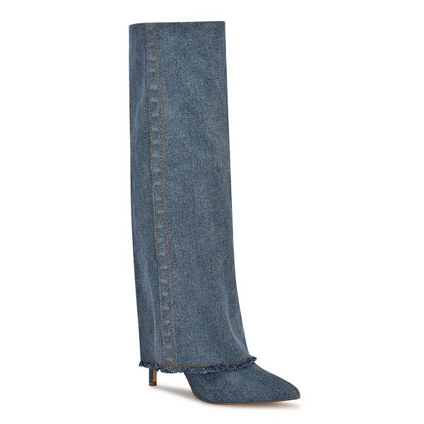 Nine West Rhoree Women's Pointy Toe Stiletto Heel Dress Boots