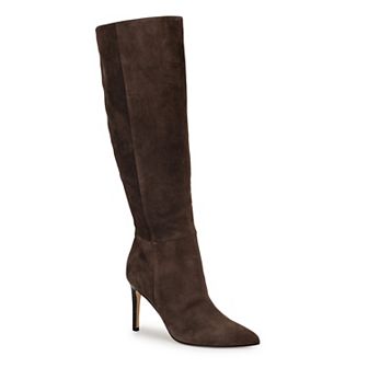 Nine West Richy Women's Wide Calf Pointy Toe Dress Boots