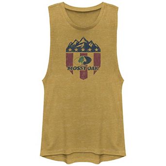 Juniors' Mossy Oak Americana Badge Graphic Tank Top