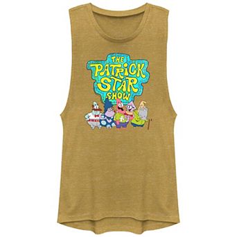 Juniors' Nickelodeon The Patrick Star Show Family Group Graphic Tank Top