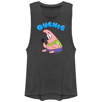 Juniors' Nickelodeon The Patrick Star Show Patrick Ouchie Graphic Tank Top