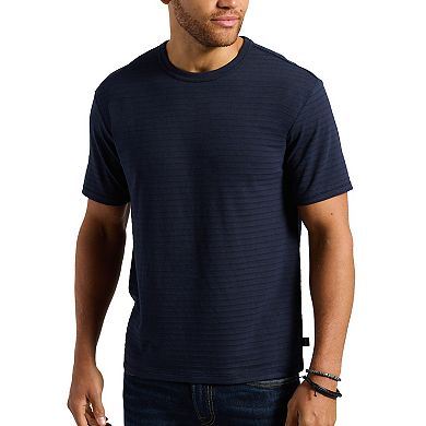 Men's Buffalo Jeans Textured Tonal Stripe Knit Tee