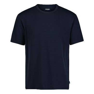 Men's Buffalo Jeans Textured Tonal Stripe Knit Tee