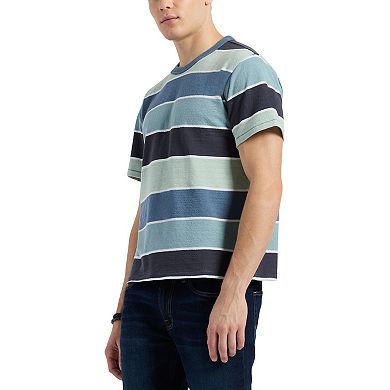 Men's Buffalo Jeans Textured Striped Tee