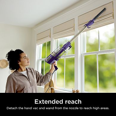 Shark® Powerdetect Ultra-Light Corded Stick Vacuum, Duoclean Detect & Self-Cleaning Brushroll (HZ4002)